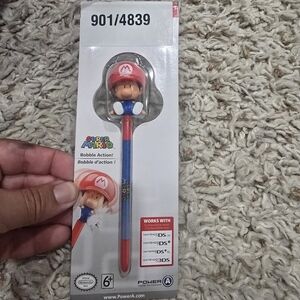 Nintendo Super Mario Bobble Stylus - Red and Blue